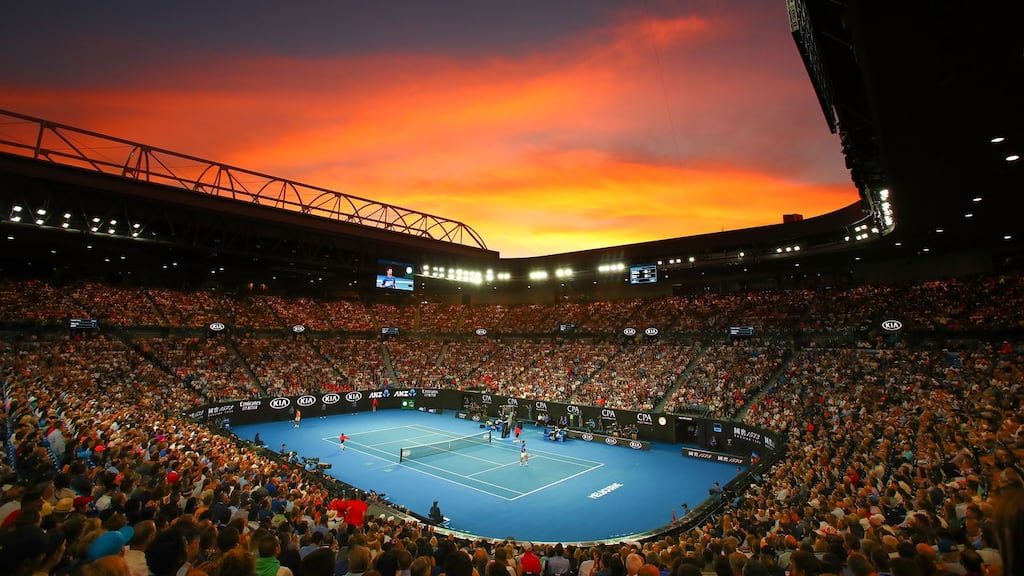 The start of the Australian Open could be delayed, but organisers are confident the tournament will go ahead. Photograph: Scott Barbour/Getty