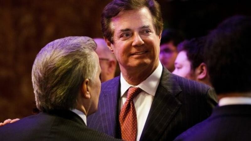 Paul Manafort is Trump’s former campaign chairman. Photograph: Justin Lane/EPA