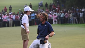Tommy Fleetwood gets to deliver his son Frankie’s wish as he triumphs in India