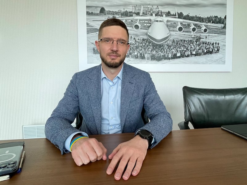 Dmytro Sakharuk, executive director of Ukraine’s biggest private energy firm, Dtek, which lost 80 per cent of its generating capacity in recent Russian missile and drone strikes. Photograph: Daniel McLaughlin