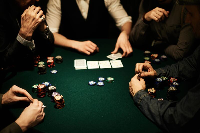 TV poker: Big stakes, through the night. Photograph: iStock