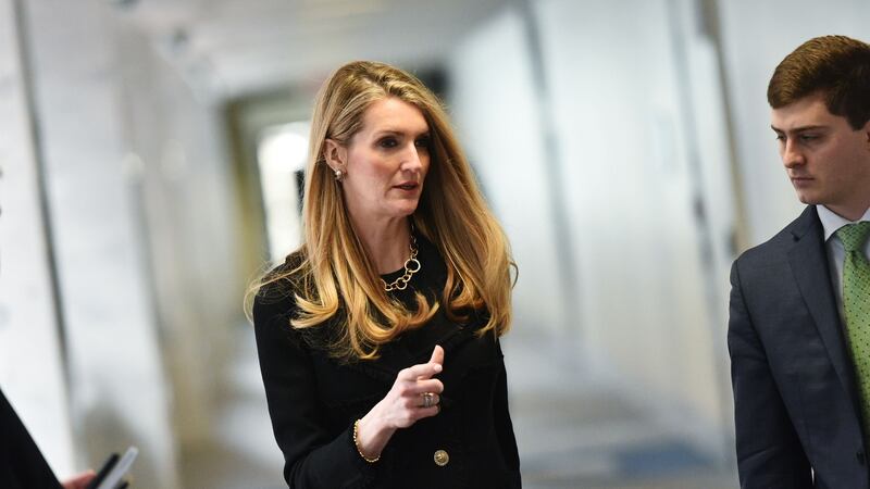 US Senator Kelly Loeffler is facing calls to resign after it was reported that she sold stock holdings before the Covid-19 epidemic crashed markets. Photograph: Mandel Ngan/AFP/Getty Images