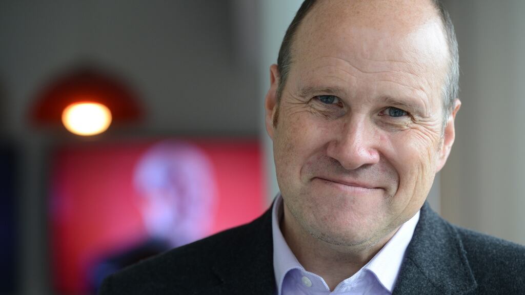 Hard Shoulder host Ivan Yates interviews Emma Hayes of Chelsea FC Women and his approach unfortunately recalls another trait of 1970s masculinity: a Neanderthal attitude to the abilities of the opposite sex. Photograph: Cyril Byrne