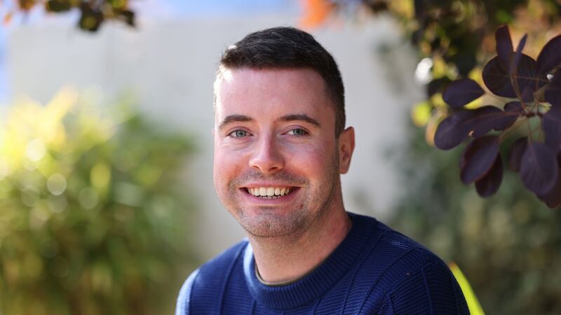Scott Buckley, formerly homeless, now working for Focus Ireland, pictured at The Sanctuary, Stanhope Street, Dublin.Photograph: Dara Mac Dónaill / The Irish TimesPhotograph: Dara Mac Donaill / The Irish Times