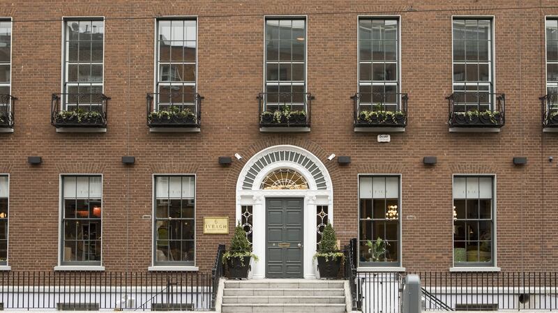 The Iveagh Garden Hotel has retained its Georgian facade while inside, it had a complete refurbishment