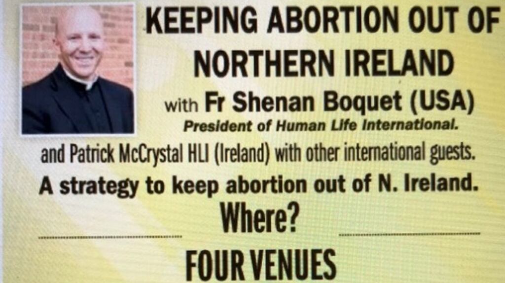 Human Life International says it intends to campaign to keep abortion out of the North by “dispelling the darkness, spreading the light of truth”