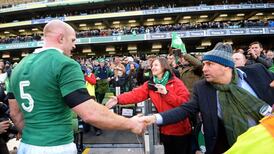 All those hours spent swimming paid off for Paul O’Connell