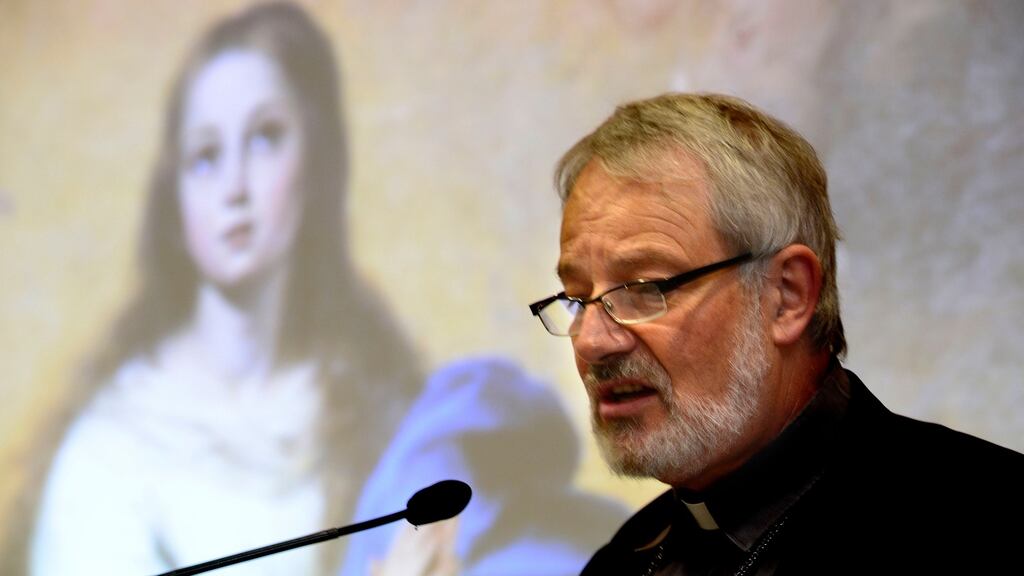 Catholkic Bishop of Elphin Kevin Doran said the ‘contraceptive mentality’ in society was linked to the ‘surprisingly high number’ of people in favour of same sex marriage. Photograph: Cyril Byrne