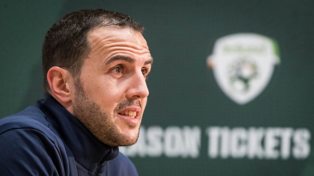 John O’Shea: “You put yourself forward to be used and needed when required, that’s what I’ve been willing to do for my country.” Photograph: Ryan Byrne/Inpho