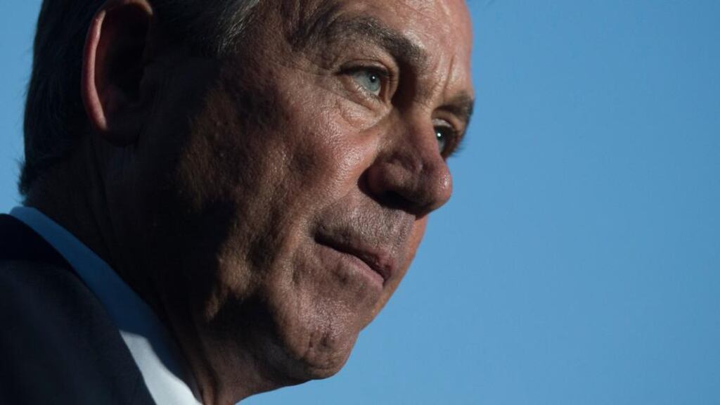 US House of Representatives Speaker John Boehner told reporters last night that US President Barack  Obama “refuses to negotiate” after private talks that lasted more than an hour. Photograph: Andrew Harrer/Bloomberg