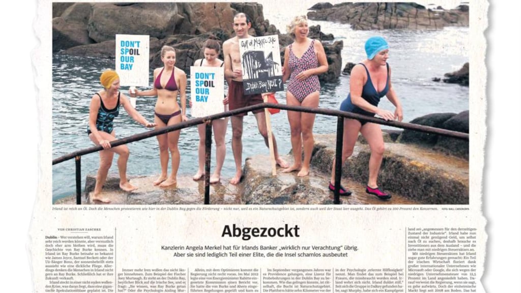 Christian Zaschke’s article in Süddeutsche Zeitung last week, which claimed that Ireland’s political elite had failed its people, not least over oil rights,