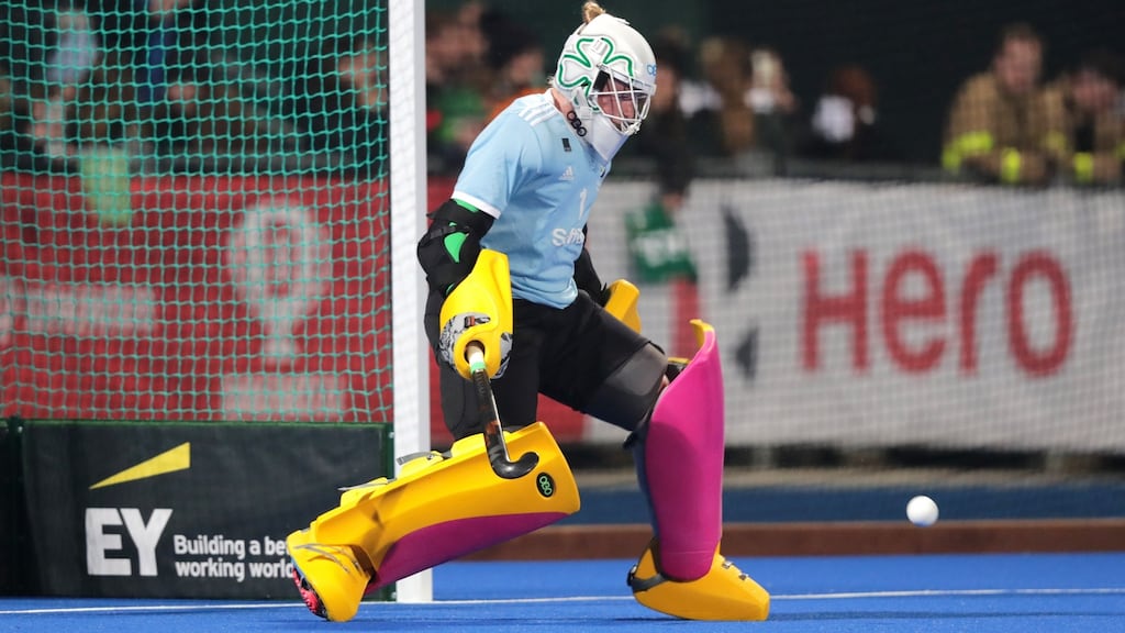 Ireland’s Ayeisha McFerran was the hero as her team qualified for the 2020 Olympics. Photograph: Morgan Treacy/Inpho