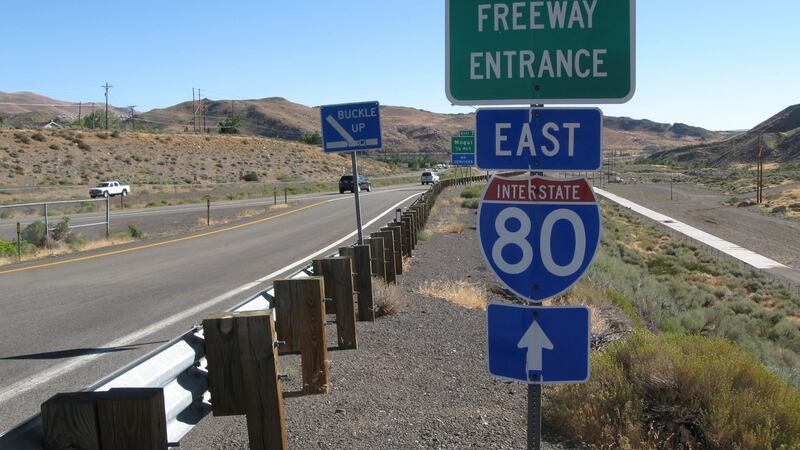 On Highway 80 from Sacramento, there’s little to marvel at, except American drivers’ habit of changing lanes with no indicators or braking room