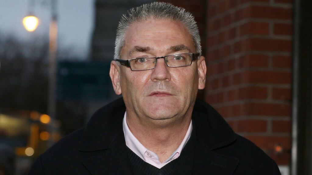Patrick McDonagh, of Corke Abbey Avenue, Bray, Co Wicklow leaving the Four Courts after he was awarded damages following a High Court action. Photograph: Courts Collins