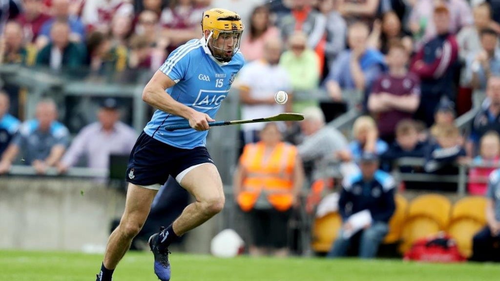 A 41st-minute Eamon Dillon goal helped Dublin on their way. Photograph: Tommy Dickson/Inpho