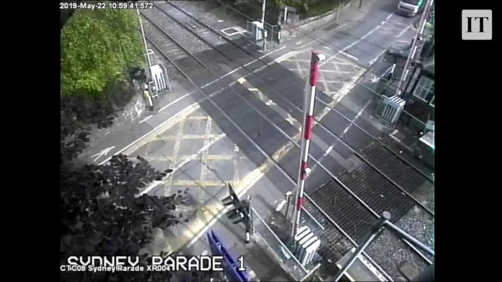 Irish Rail has releases videos of collisions at level crossings in a bid to raise awareness of the need to be safety conscious when interacting with the railway