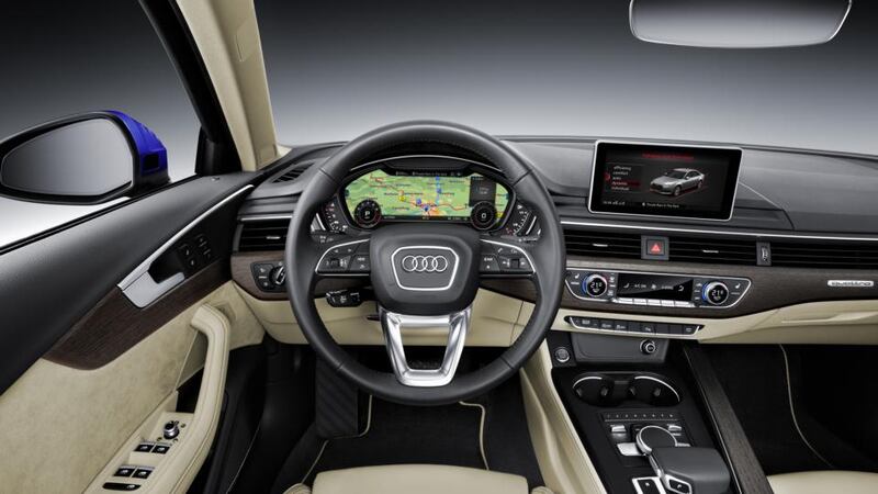 The new Audi A4: the interior has been revamped to take into account the latest traits of the new Q7. It’s a further step up in terms of quality