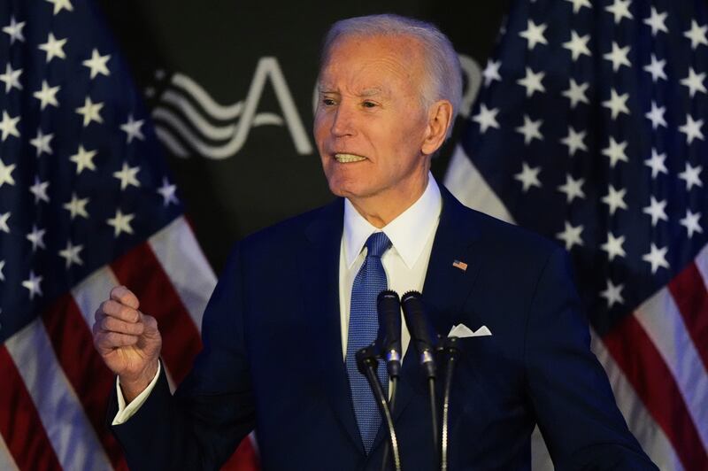 Joe Biden had dropped his bid for re-election following a disastrous debate against Donald Trump. Photograph: AP