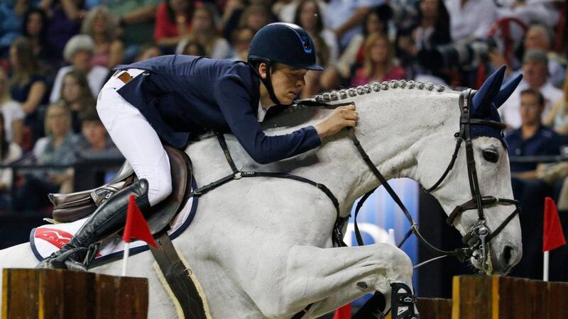 Olympic reserve: Bertram Allen on Molly Malone. Photograph: John Locher/AP
