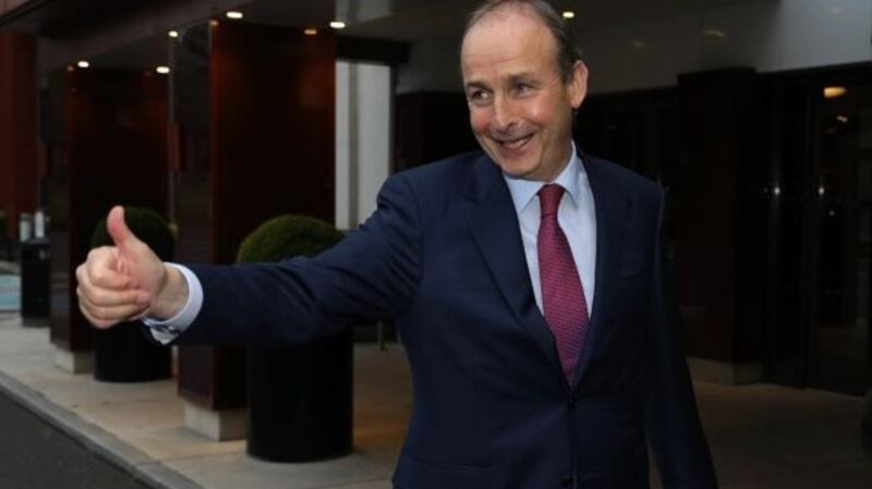 The Fianna Fáil leader Micheál Martin has been elected Taoiseach. Photograph: Damien Eagers/PA