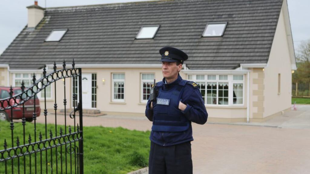A Garda at the scene of an armed home invasion at Grange, Co Limerick. Picture Liam Burke/Press 22