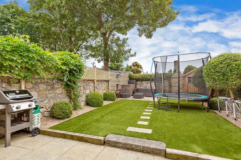 Garden includes two patio areas