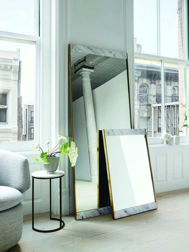 8.  West Elm mirrors