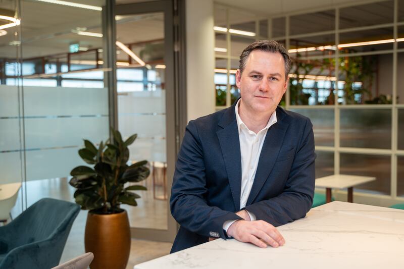 Shane Walker in one of head office's private rooms for clients