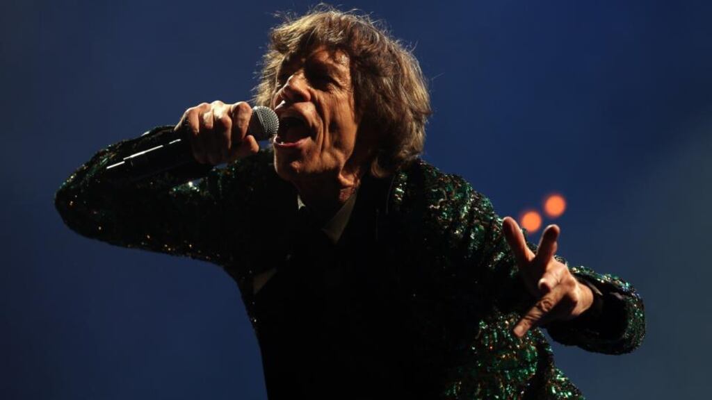 Mick Jagger performing at Glastonbury on June 29th. Photograph: Matt Cardy/Getty Images