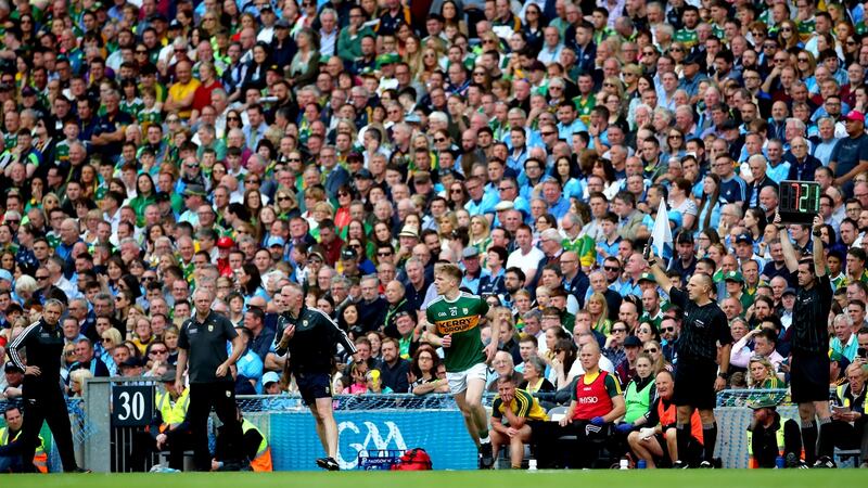 Tommy Walsh came off the bench to good effect in the first game. Photo: James Crombie/Inpho