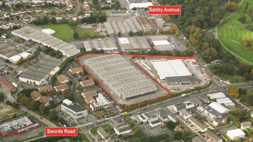 Santry development: the site sold to Dwyer Nolan has a mixture of zonings, including employment creation