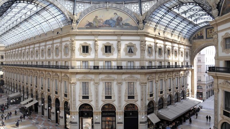Milan’s Galleria Vittorio is the world’s oldest indoor shopping centre.