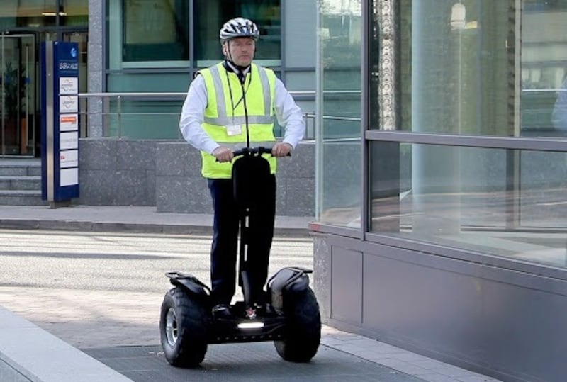 Manguard Plus employs up to 1,300 people, with headquarters in Naas, and offices in Cork, Waterford and Belfast. Manguard was one of the first Irish companies to use segway-style electric patrols.