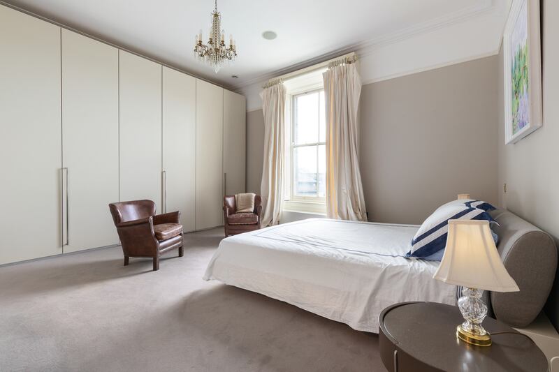 The property has four bedrooms