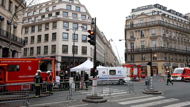Some 150 workers had to evacuate the hotel at about 5am GMT. Photograph: Yoan Valat/EPA