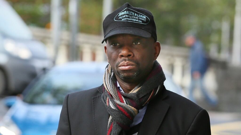 Idowu Akanbi, with an address at The Close, Orlynn Park, Lusk, Co Dublin pictured leaving court. Photograph: Courts Collins