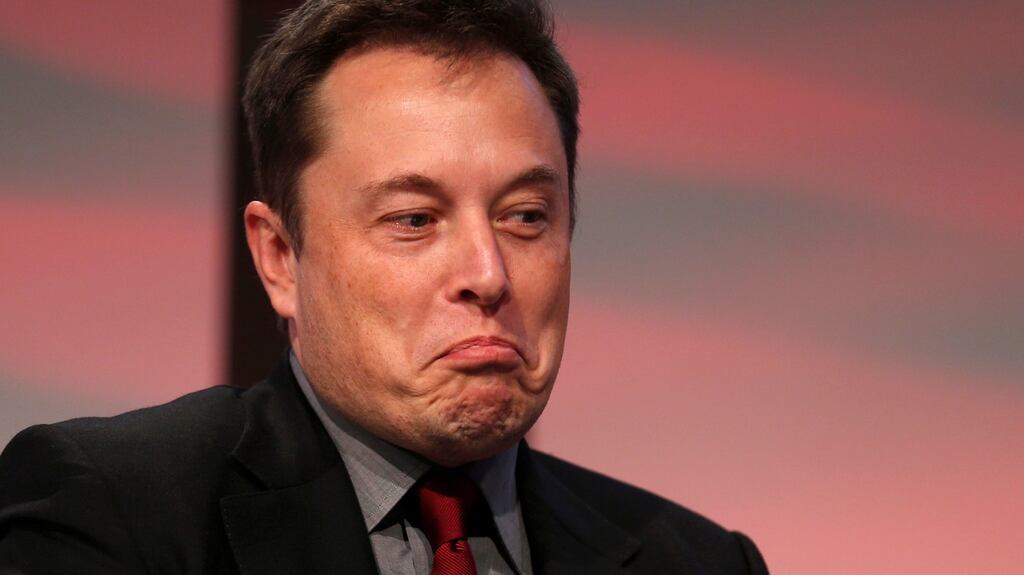 Elon Musk had signalled through tweets a possible deal to take Tesla private. Photograph: Reuters