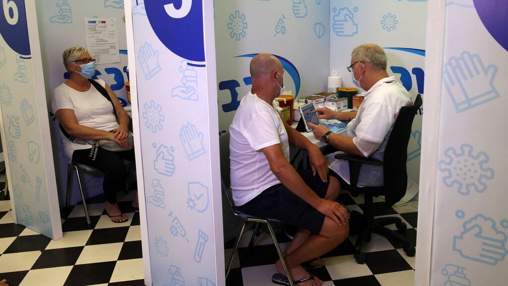 The government has made vaccination its main weapon in beating back the resurgent virus. Photograph: Getty