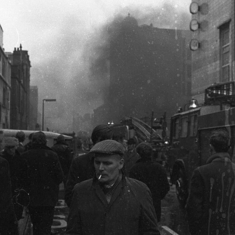 Troubled times: the aftermath of an explosion in Belfast. Photograph © Bobbie Hanvey