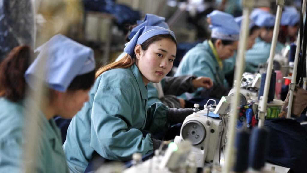 “Conversations about sustainability and fashion tend to revolve around the slow-fashion movement, reacting to our fast-fashion reality – cheap clothes, mass-produced in factories in developing countries.” Photograph: Woo He/EPA