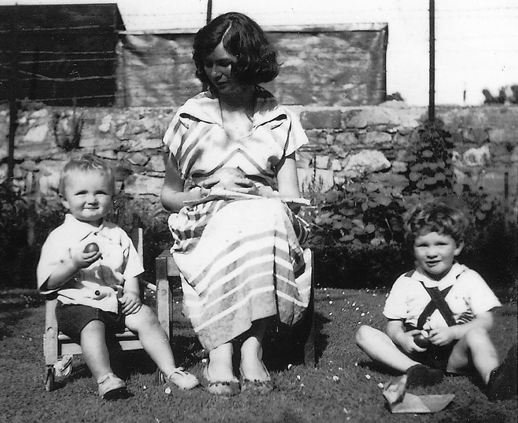 Edna O'Brien: the writer with her children Carlo and Marcus in 1959. Photograph: Edna O'Brien/Little, Brown