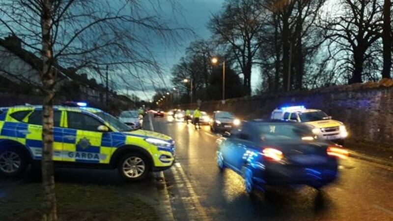 The incident occurred at about 7.30am as the woman was out for a morning walk