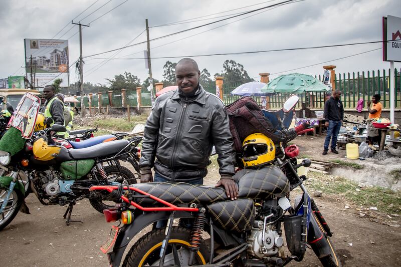 Johnsone Onyangi (26) said business will be bad as long as uncertainty continues about the election results. Photograph: Sally Hayden
