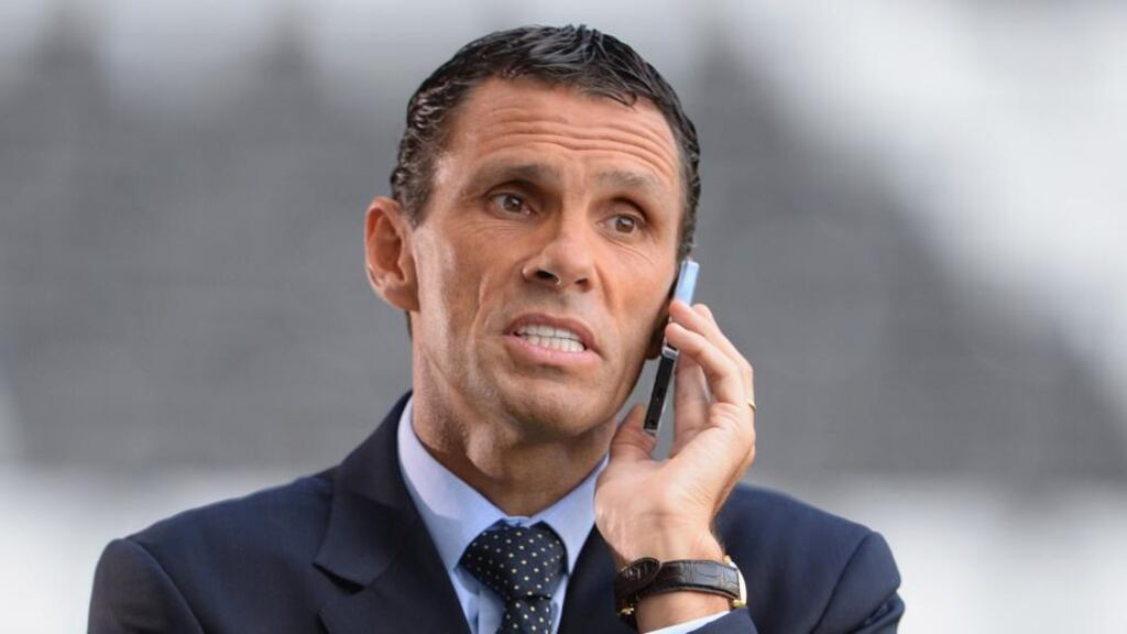 Former Brighton manager Gus Poyet intends taking club to court. Photograph: Michael Regan/Getty Images