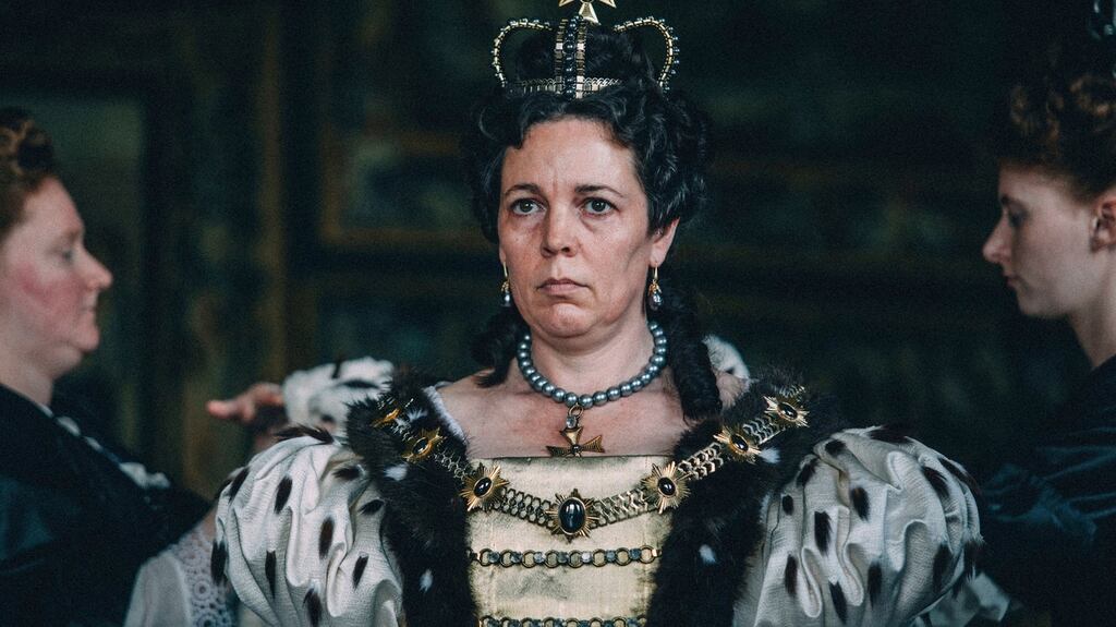 The Favourite, for which Olivia Colman, above, won an Oscar in February, is now on DVD. Photograph: Atsushi Nishijima/Fox Searchlight Films via AP