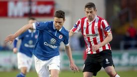 Stunning volley from Russell helps Sligo leapfrog over Bray