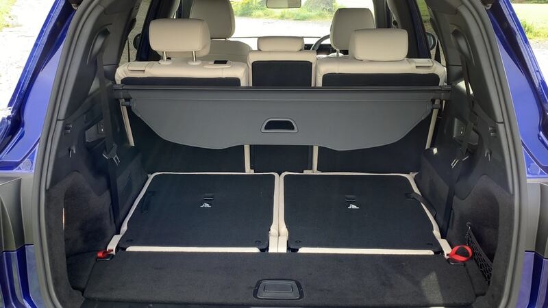 The GLB is some 215mm longer than even the roomy B, so space inside is truly impressive