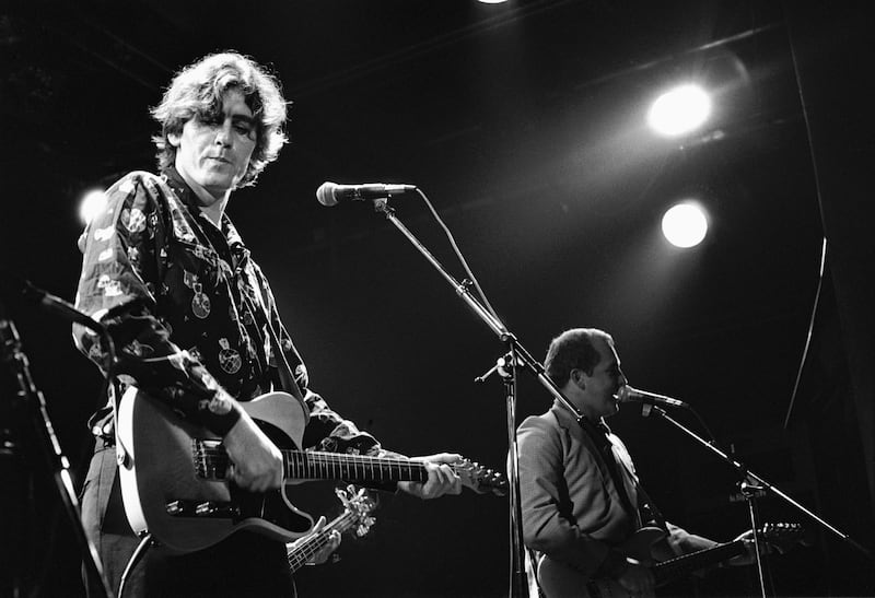 The Go-Betweens: Robert Forster and Grant McLennan playing in 1988. Photograph: Frans Schellekens/Redferns