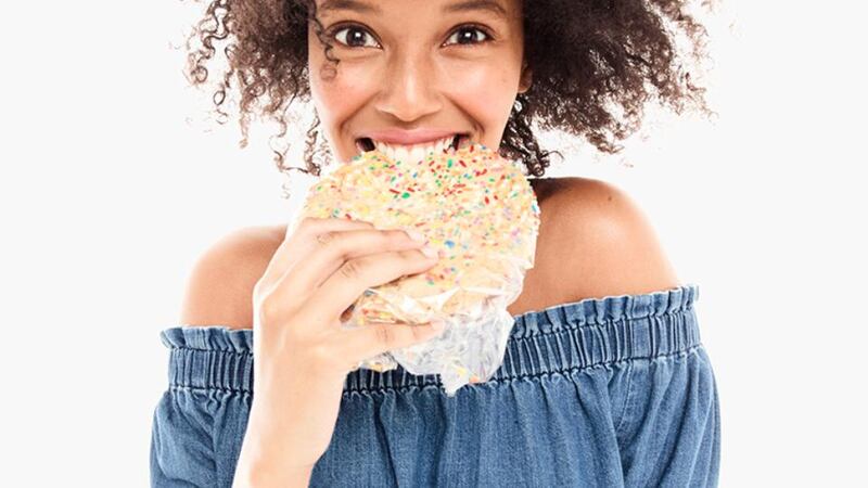 Blue denim top from J Crew €70.24, jcrew.com.