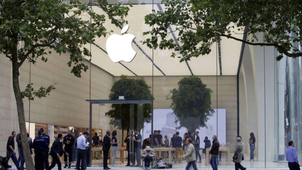 Regulators are looking more closely at whether technology companies that provide financial services like Apple, with its Apple Pay product, should be supervised more heavily like bank. (Photograph: NICOLAS MAETERLINCK /AFP/Getty Images